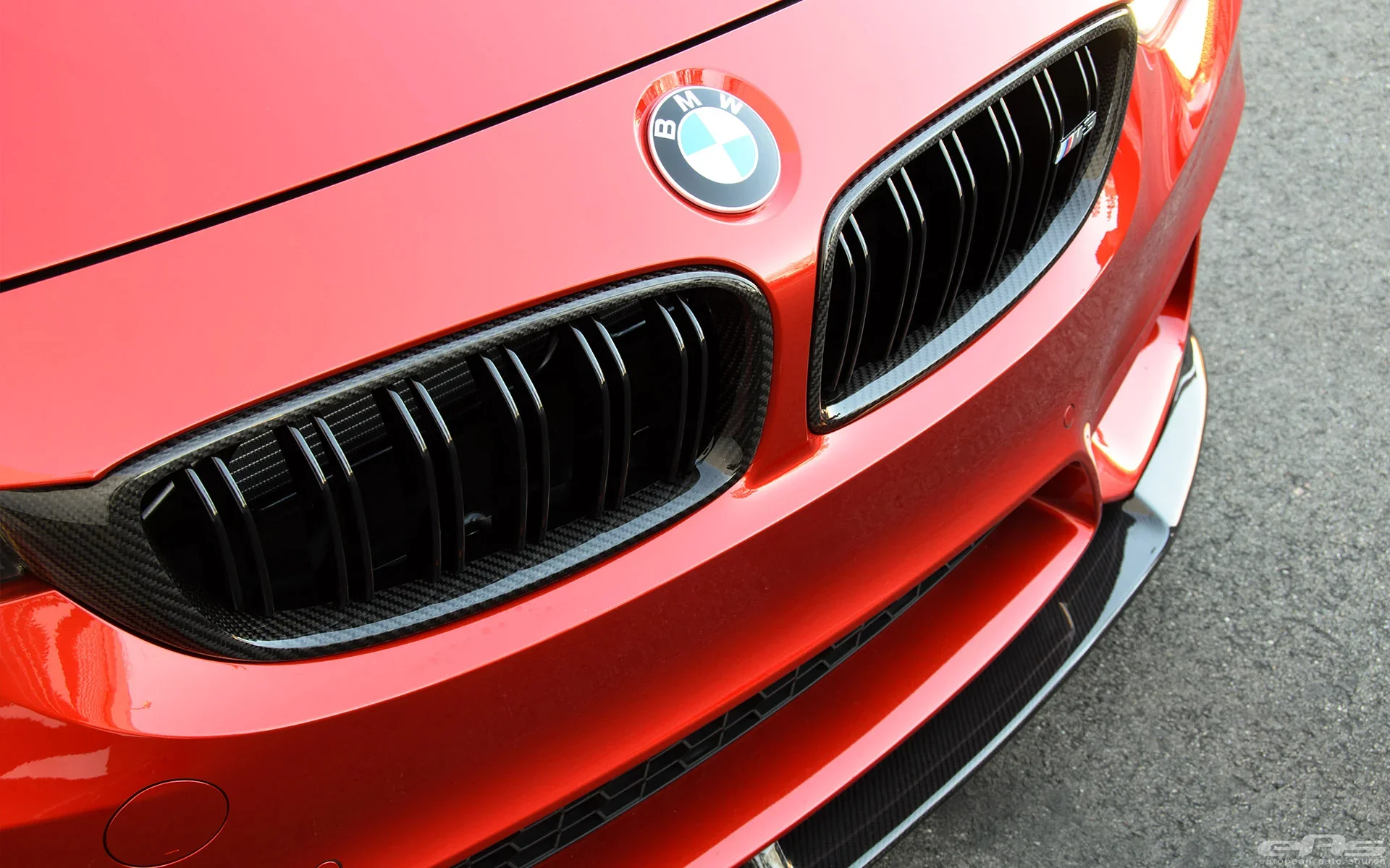 BMW Carbon Fiber Double Slatted Carbon Fiber Grille -  F32/F33/F36/F80/F82/F83 2014-2017 - Image 3