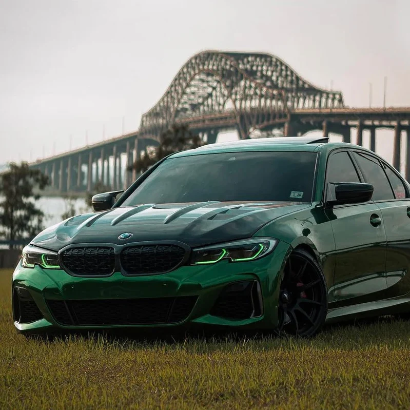 CED BMW 2019-2024 G20 3-Series Aero Vortex Carbon Fiber Hood - Image 7
