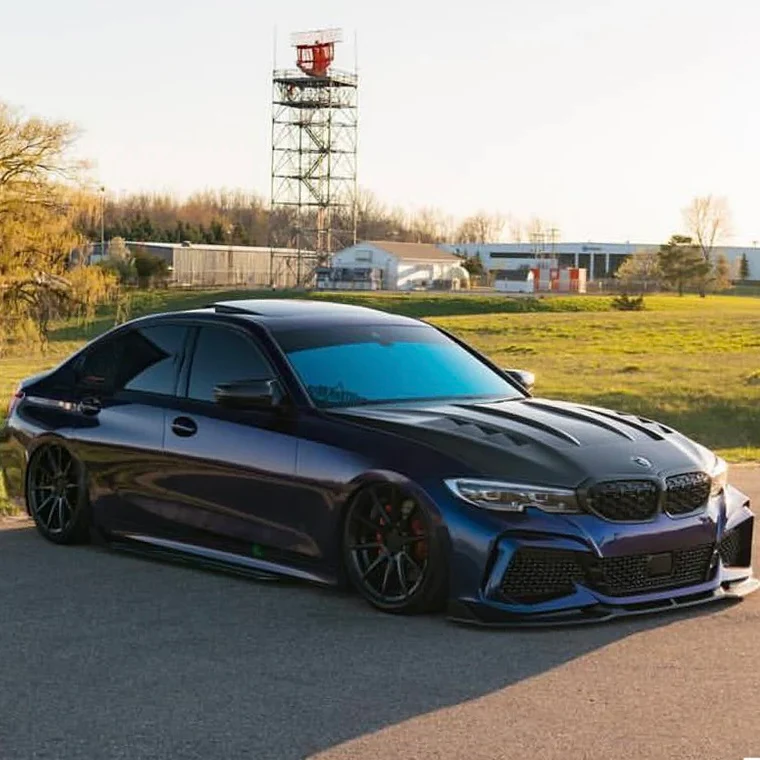 CED BMW 2019-2024 G20 3-Series Aero Vortex Carbon Fiber Hood - Image 8