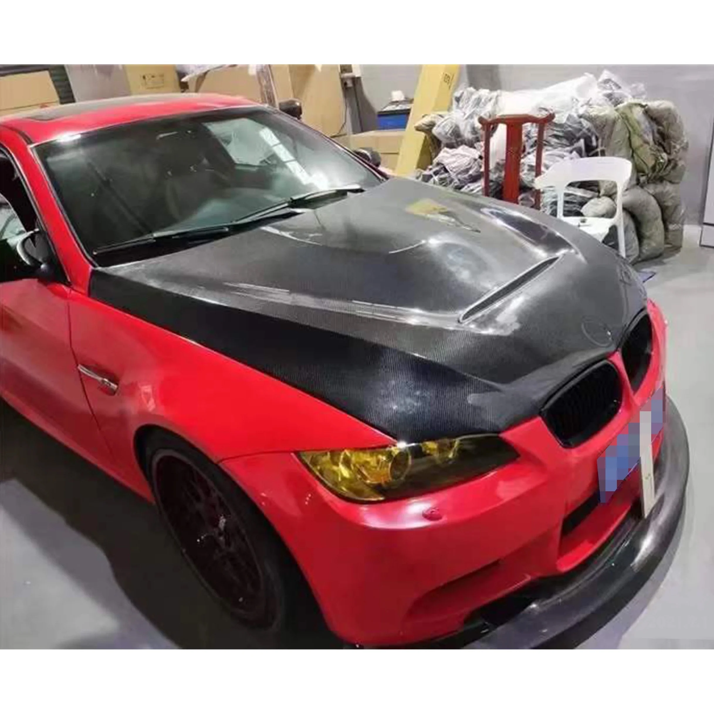 CED BMW E92 2009-2013 GTS-Style Carbon Fiber Hood - Image 4