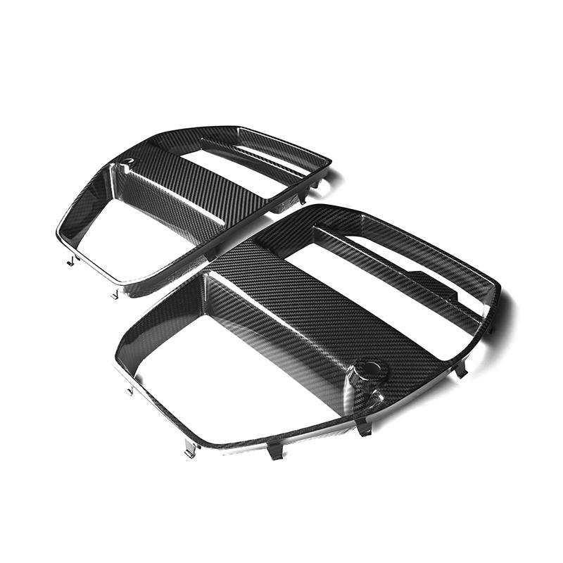 V-Style Carbon Fiber Front Grilles - G80 M3 & G82/G83 M4 BMW - Image 3