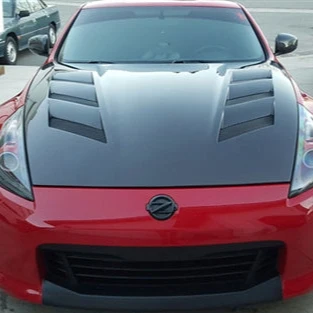 AMS-Style Carbon Fiber Hood 370Z Nissan - Image 3