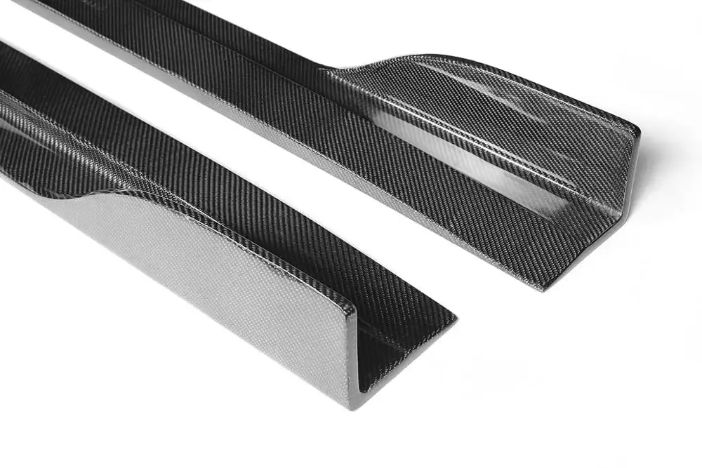 Infiniti G37 Carbon Fiber Side Skirts - Image 3