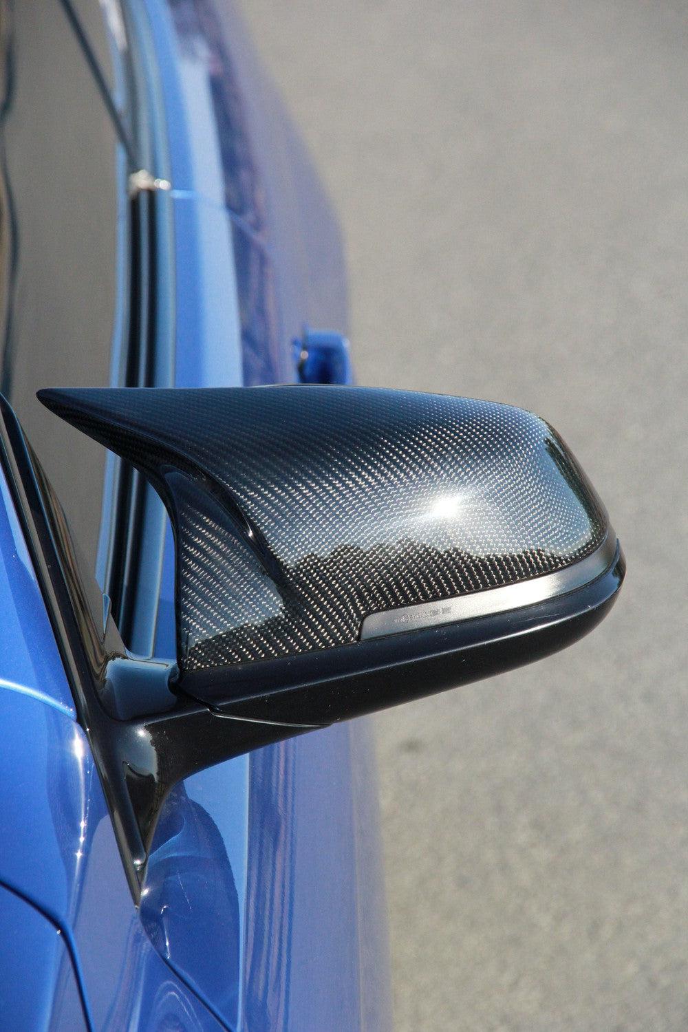 M-Style Carbon Fiber Mirror Caps - BMW F30 3 Series, F32 4 Series - Image 4