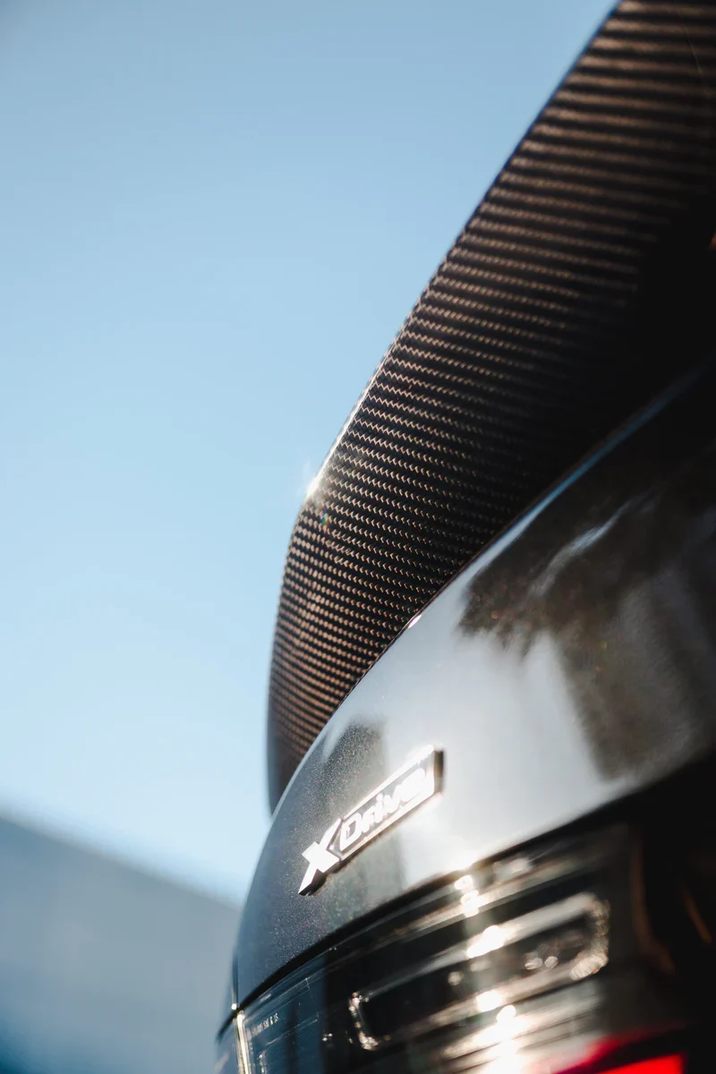 PSM Style High Kick Carbon Fiber Trunk Spoiler - BMW G80 M3 & G20 3 Series - Image 3