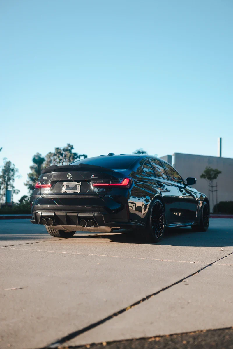 PSM Style High Kick Carbon Fiber Trunk Spoiler - BMW G80 M3 & G20 3 Series - Image 4
