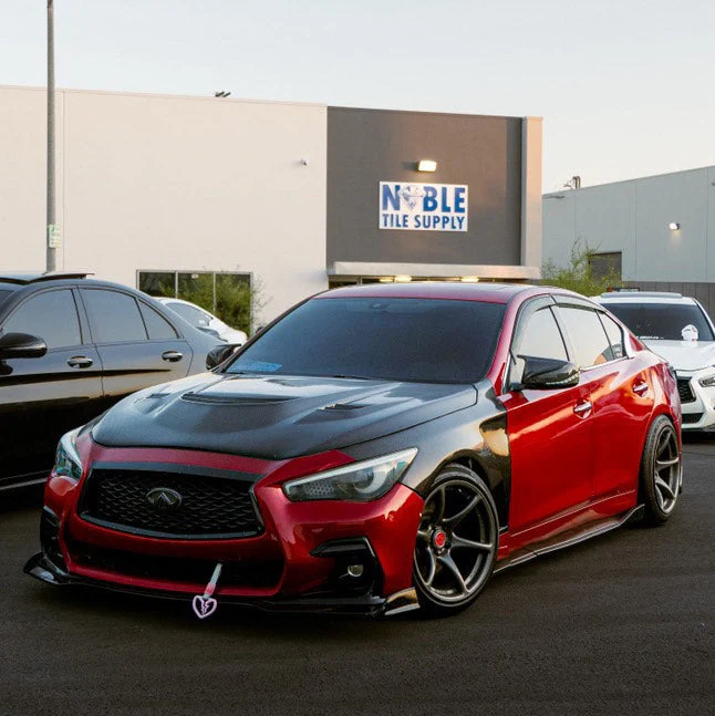 Q50/Q60 V2 M Style Carbon Fiber Mirror Cap Replacements - Image 3