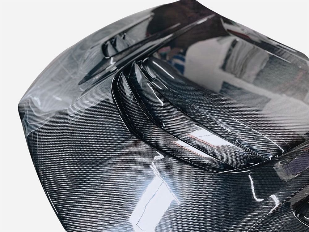 Q50 2014-24 Apex Style Carbon Fiber Hood - Image 6