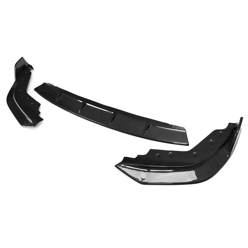 FD Style Carbon Fiber Front Lip 3PC - G20 3 Series BMW - Image 3
