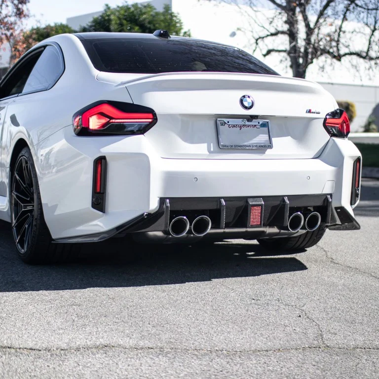 SQ-Style Carbon Fiber Rear Diffuser - BMW G87 M2 - Image 3