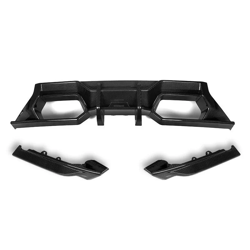 SQ-Style Carbon Fiber Rear Diffuser - BMW G87 M2 - Image 5