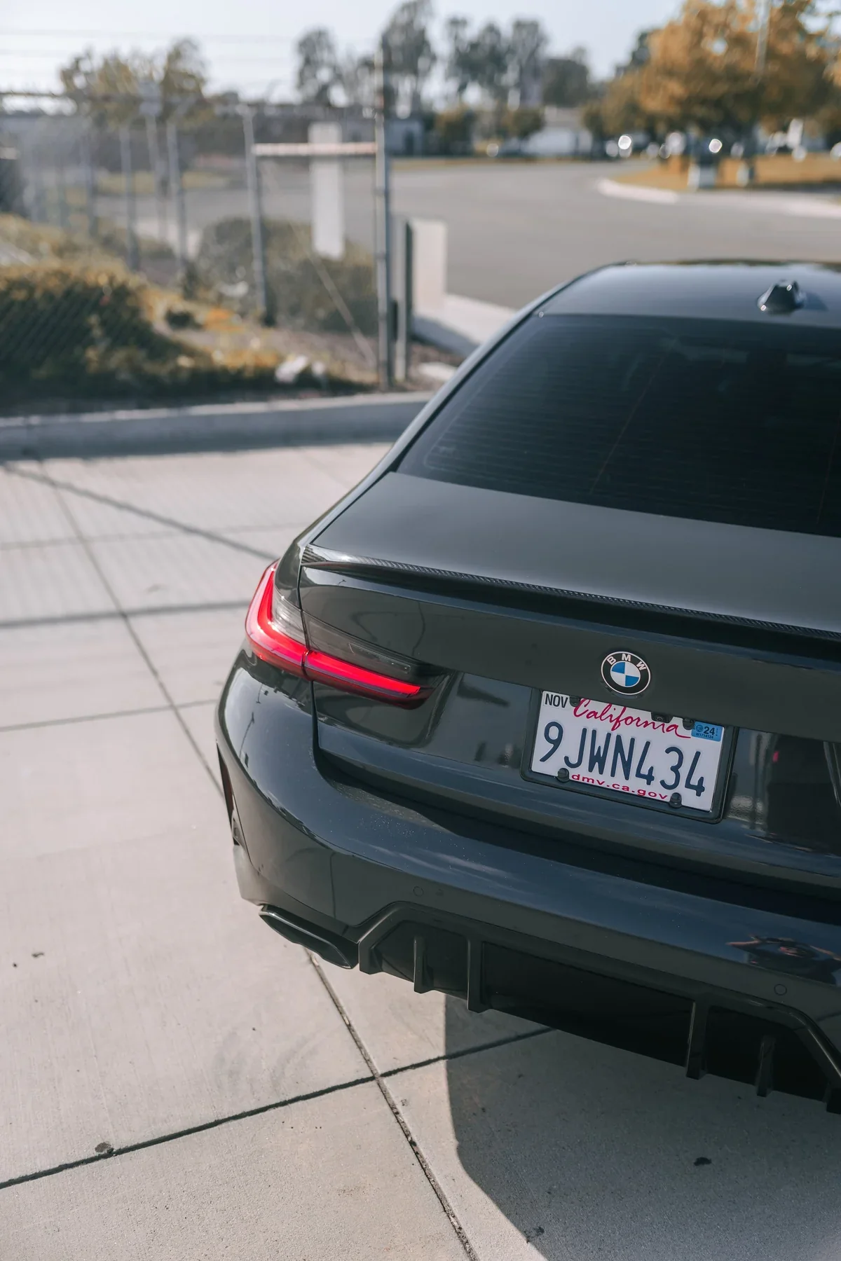 MP Style Carbon Fiber Trunk Spoiler - BMW G80 M3 & G20 3 Series - Image 6